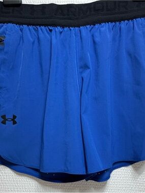 Under Armour Royal Blue Athletic Skort with Black Waistband